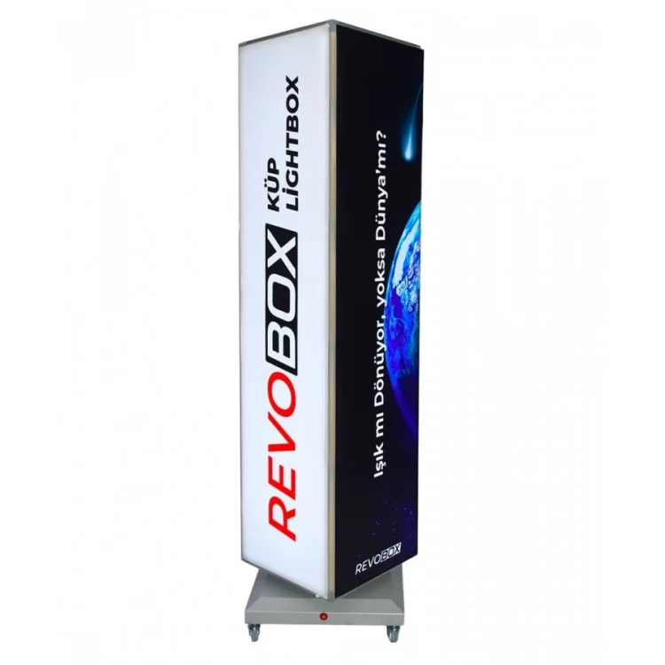 Hatay Reklam Işıklı 360° Dönen Tabela Ledbox 40x180cm