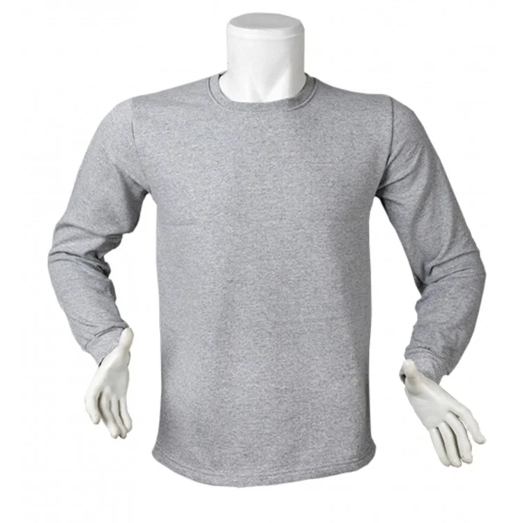 Hatay Reklam Yuvarlak Yaka Uzun Kollu Sweat Gri